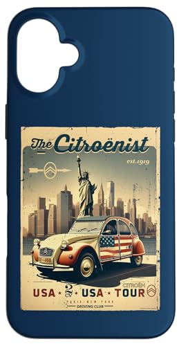 The Citroënist Driving Club 2CV New York USA-Tour Vatertag Hülle für iPhone 16 Plus The Citroënist Driving Club 2CV New York USA-Tour Vatertag Hülle für iPhone 16 Plus von Citroën