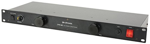 Citronic CPD-8C 8-Wege-IEC-Netzgerät mit RFI/EMI-Filter, Schwarz von Citronic