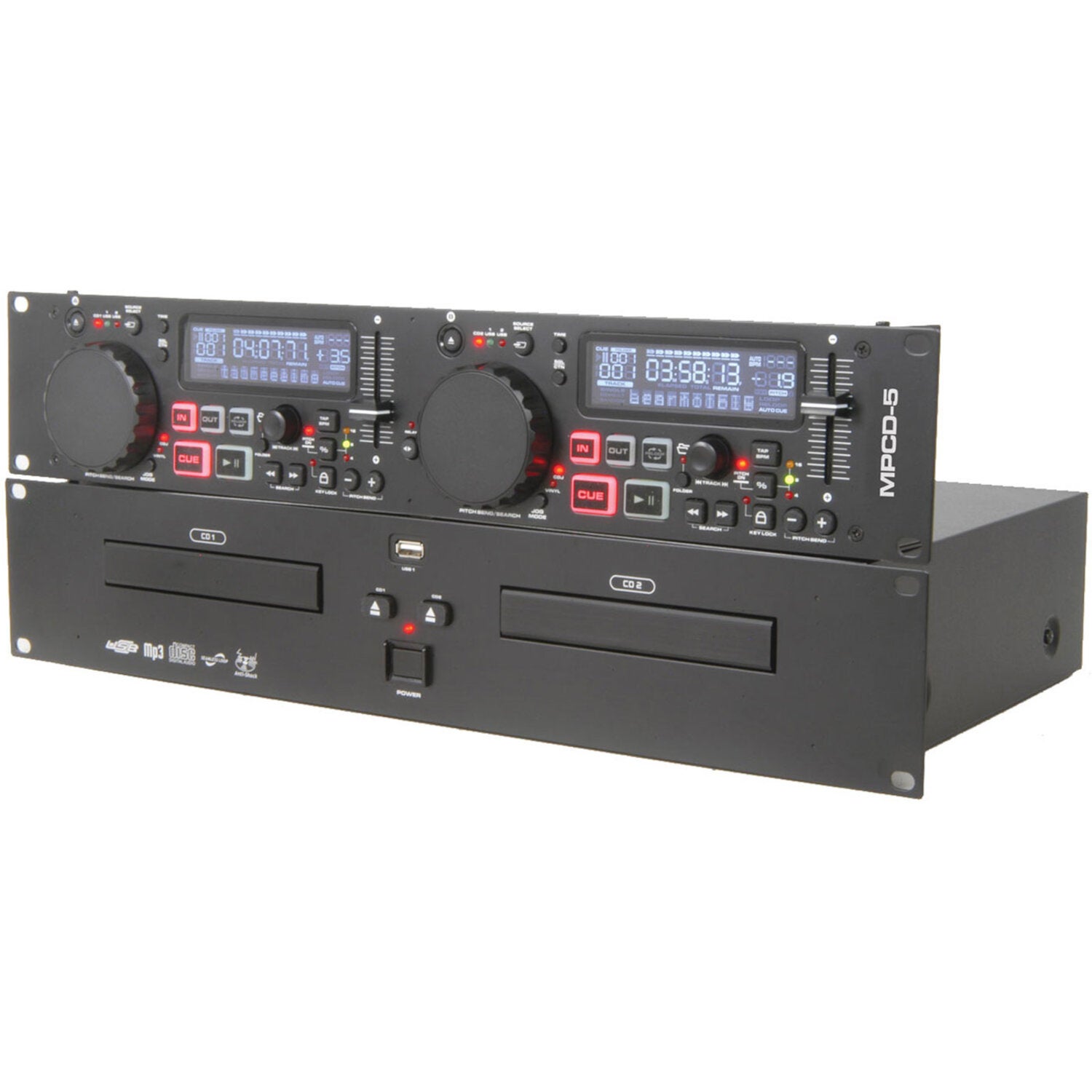 Citronic MPCD-5 19-inch Dual CD/USB Media Player Citronic MPCD-5 19-inch Dual CD/USB Media Player von Citronic