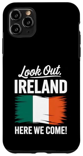 Achten Sie auf Irland, hier kommen wir, Familienurlaub Hülle für iPhone 11 Pro Max Achten Sie auf Irland, hier kommen wir, Familienurlaub Hülle für iPhone 11 Pro Max von Cityscape Gifts Co