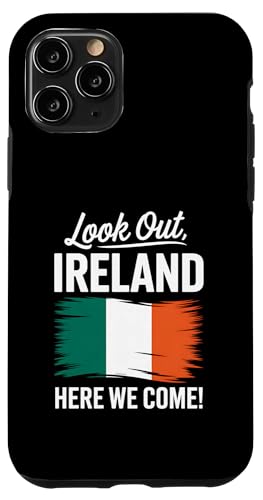 Achten Sie auf Irland, hier kommen wir, Familienurlaub Hülle für iPhone 11 Pro von Cityscape Gifts Co