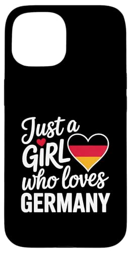 Just A Girl Who Loves Germany Souvenirs Deutsch Hülle für iPhone 15 Just A Girl Who Loves Germany Souvenirs Deutsch Hülle für iPhone 15 von Cityscape Gifts Co