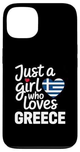 Just A Girl Who Loves Griechenland Souvenirs Griechische Flagge Hülle für iPhone 13 Just A Girl Who Loves Griechenland Souvenirs Griechische Flagge Hülle für iPhone 13 von Cityscape Gifts Co