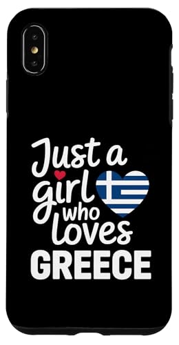 Just A Girl Who Loves Griechenland Souvenirs Griechische Flagge Hülle für iPhone XS Max Just A Girl Who Loves Griechenland Souvenirs Griechische Flagge Hülle für iPhone XS Max von Cityscape Gifts Co