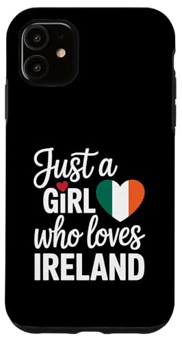 Just A Girl Who Loves Irland Souvenirs Irish Hülle für iPhone 11 von Cityscape Gifts Co