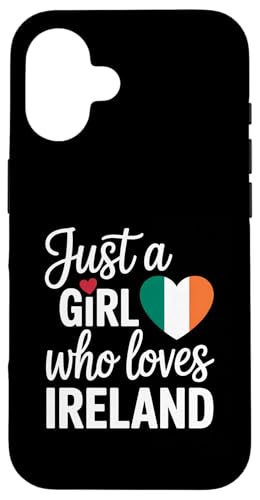 Just A Girl Who Loves Irland Souvenirs Irish Hülle für iPhone 16 von Cityscape Gifts Co