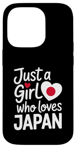 Just A Girl Who Loves Japan Souvenirs Japanisch Hülle für iPhone 14 Pro von Cityscape Gifts Co