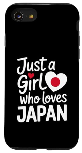 Just A Girl Who Loves Japan Souvenirs Japanisch Hülle für iPhone SE (2020) / 7 / 8 von Cityscape Gifts Co