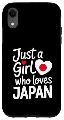 Just A Girl Who Loves Japan Souvenirs Japanisch Hülle für iPhone XR von Cityscape Gifts Co