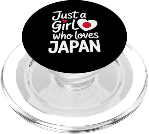 Just A Girl Who Loves Japan Souvenirs Japanisch PopSockets PopGrip für MagSafe von Cityscape Gifts Co