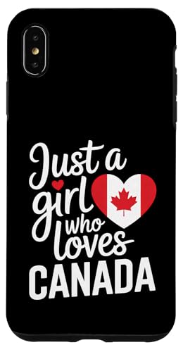 Just A Girl Who Loves Kanada Canadian Souvenirs Flagge Hülle für iPhone XS Max Just A Girl Who Loves Kanada Canadian Souvenirs Flagge Hülle für iPhone XS Max von Cityscape Gifts Co