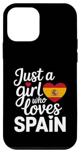 Just A Girl Who Loves Spanien Souvenirs Spanische Flagge Hülle für iPhone 12 mini von Cityscape Gifts Co