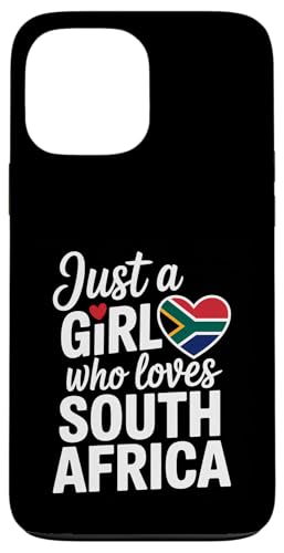 Just A Girl Who Loves Südafrika Souvenirs Flagge Hülle für iPhone 13 Pro Max von Cityscape Gifts Co