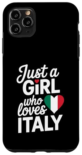 Nur ein Mädchen, das Italien liebt Souvenirs Italienisch Hülle für iPhone 11 Pro Max von Cityscape Gifts Co