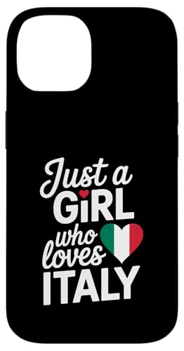 Nur ein Mädchen, das Italien liebt Souvenirs Italienisch Hülle für iPhone 14 von Cityscape Gifts Co