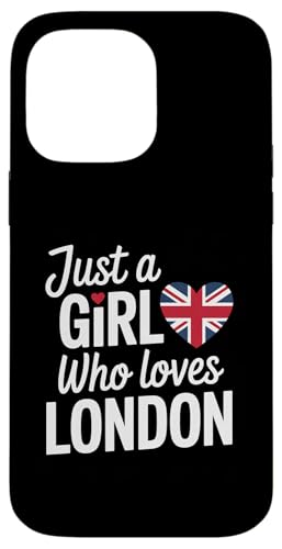 Nur ein Mädchen, das London Souvenirs liebt England Hülle für iPhone 14 Pro Max Nur ein Mädchen, das London Souvenirs liebt England Hülle für iPhone 14 Pro Max von Cityscape Gifts Co