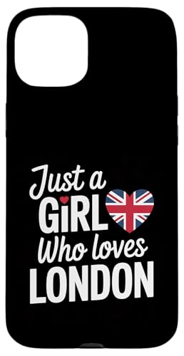 Nur ein Mädchen, das London Souvenirs liebt England Hülle für iPhone 15 Plus von Cityscape Gifts Co