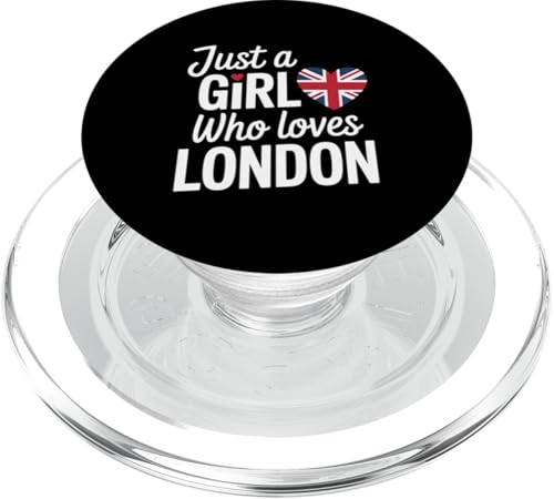 Nur ein Mädchen, das London Souvenirs liebt England PopSockets PopGrip für MagSafe von Cityscape Gifts Co