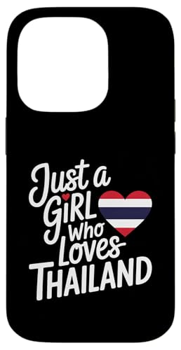Nur ein Mädchen, das Thailand-Souvenirs liebt, Thai-Flagge Hülle für iPhone 14 Pro Nur ein Mädchen, das Thailand-Souvenirs liebt, Thai-Flagge Hülle für iPhone 14 Pro von Cityscape Gifts Co