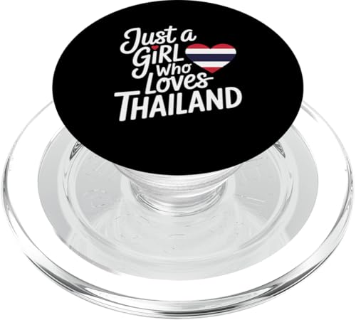Nur ein Mädchen, das Thailand-Souvenirs liebt, Thai-Flagge PopSockets PopGrip für MagSafe von Cityscape Gifts Co