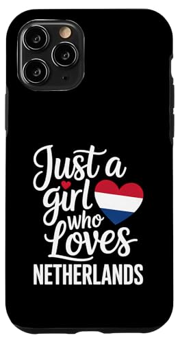 Nur ein Mädchen, das niederländische Souvenirs liebt Niederländische Flagge Hülle für iPhone 11 Pro Nur ein Mädchen, das niederländische Souvenirs liebt Niederländische Flagge Hülle für iPhone 11 Pro von Cityscape Gifts Co