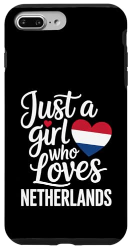 Nur ein Mädchen, das niederländische Souvenirs liebt Niederländische Flagge Hülle für iPhone 7 Plus/8 Plus von Cityscape Gifts Co