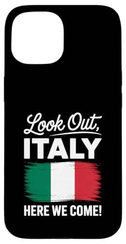 Schauen Sie sich Italien an, wir kommen Familienurlaub Hülle für iPhone 15 von Cityscape Gifts Co