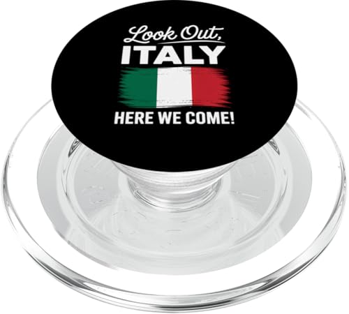 Schauen Sie sich Italien an, wir kommen Familienurlaub PopSockets PopGrip für MagSafe von Cityscape Gifts Co