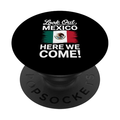 Schauen Sie sich Mexiko an, wir kommen, Familienurlaub PopSockets Klebender PopGrip von Cityscape Gifts Co