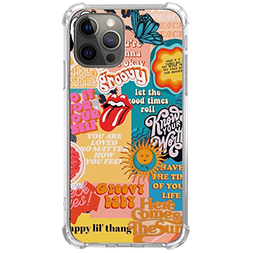 Ästhetische inspirierende Zitate Indie Collage Hülle Kompatibel mit iPhone 13 Pro Max, Mädchen Power Collage Muster Einzigartiger weicher TPU Bumper Anti-Kratzer Schutzhülle für iPhone 13 Pro Max von Cjoelzky