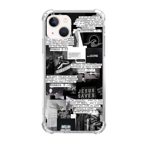 Schwarze ästhetische Handyhülle kompatibel mit iPhone 15 Plus, positive berühmte Zitate, Collage, coole Teen, Frau, Mädchen, Jungen, Hülle für iPhone 15 Plus, stoßfeste TPU-Stoßfänger-Schutzhülle Schwarze ästhetische Handyhülle kompatibel mit iPhone 15 Plus, positive berühmte Zitate, Collage, coole Teen, Frau, Mädchen, Jungen, Hülle für iPhone 15 Plus, stoßfeste TPU-Stoßfänger-Schutzhülle von Cjoelzky