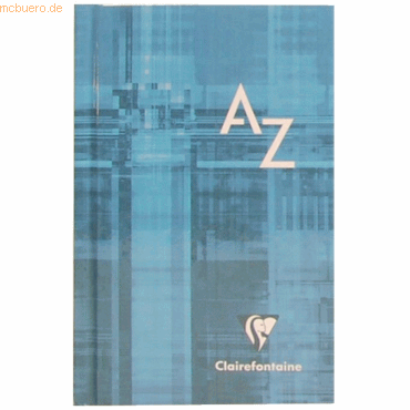 10 x Clairefontaine Registerbuch 7,5x12cm 64 Blatt kariert fester Deck von Clairefontaine