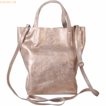 Clairefontaine Tasche Federe Leder 16x9x23cm copper von Clairefontaine