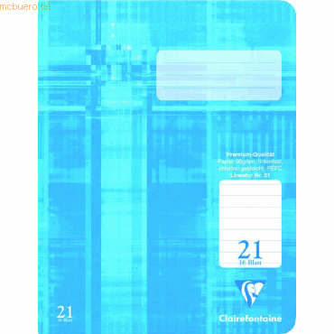 25 x Clairefontaine Schulheft A4 Lineatur 21 16 Blatt 25 x Clairefontaine Schulheft A4 Lineatur 21 16 Blatt von Clairefontaine