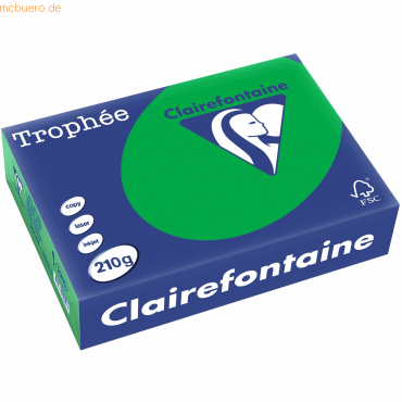 4 x Clairefontaine Kopierpapier Trophee A4 210g/qm VE=250 Blatt billar von Clairefontaine