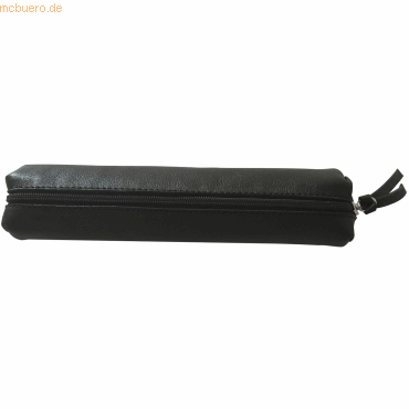 4 x Clairefontaine Schlampermäppchen Leder Slim 4x2,5x19,5cm schwarz 4 x Clairefontaine Schlampermäppchen Leder Slim 4x2,5x19,5cm schwarz von Clairefontaine