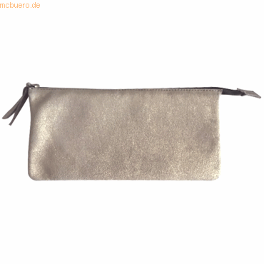 4 x Clairefontaine Tasche Feder groß mit 2 Fächern Leder 22x11cm gold 4 x Clairefontaine Tasche Feder groß mit 2 Fächern Leder 22x11cm gold von Clairefontaine