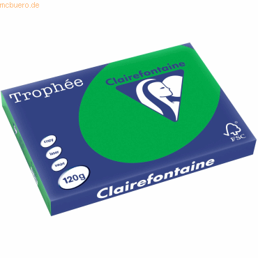 5 x Clairefontaine Kopierpapier Trophee A3 120g/qm VE=250 Blatt billar von Clairefontaine