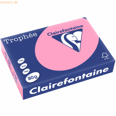 5 x Clairefontaine Kopierpapier Trophee A4 80g/qm VE=500 Blatt heckenr von Clairefontaine