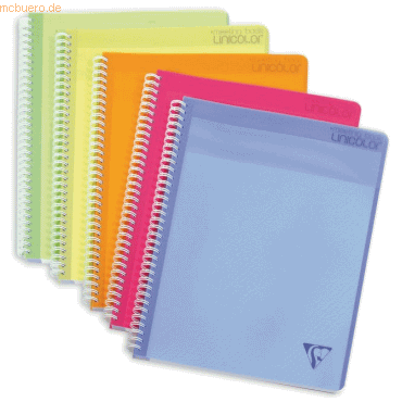 5 x Clairefontaine Meetingbook A4 farblos sortiert VE=80 Blatt von Clairefontaine