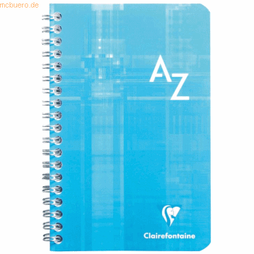 5 x Clairefontaine Registerbuch 9,5x14cm 90 Blatt kariert PP mit Spira 5 x Clairefontaine Registerbuch 9,5x14cm 90 Blatt kariert PP mit Spira von Clairefontaine