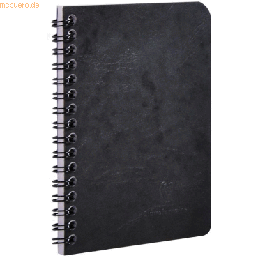 5 x Clairefontaine Spiralbuch 9,5x14cm Agebag liniert 50 Blatt schwarz 5 x Clairefontaine Spiralbuch 9,5x14cm Agebag liniert 50 Blatt schwarz von Clairefontaine