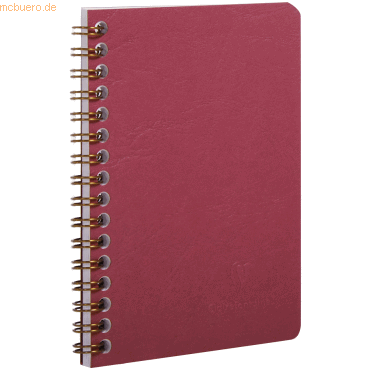 5 x Clairefontaine Spiralbuch A4 Agebag kariert 50 Blatt rot 5 x Clairefontaine Spiralbuch A4 Agebag kariert 50 Blatt rot von Clairefontaine