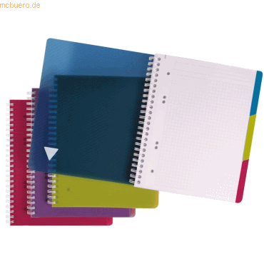 5 x Clairefontaine Spiralbuch Evolutiv Book A5+ 90 Blatt kariert mit R 5 x Clairefontaine Spiralbuch Evolutiv Book A5+ 90 Blatt kariert mit R von Clairefontaine