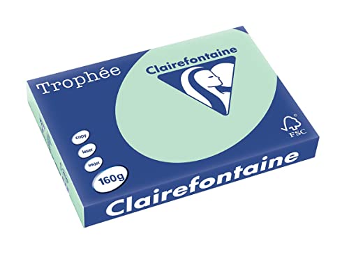Clairalfa 2639C Multifunktionspapier Trophee, A3,160 g/qm hellgrün von Clairefontaine