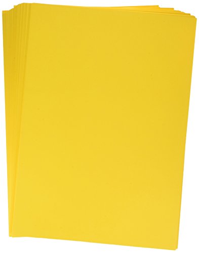 Clairefontaine 1145C - Ries mit 250 Blatt Druckerpapier / Kopierpapier Trophée, DIN A3 (29,7x42 cm), 160g, Sonnenblumengelb intensive Farbe, 1 Ries von Clairefontaine