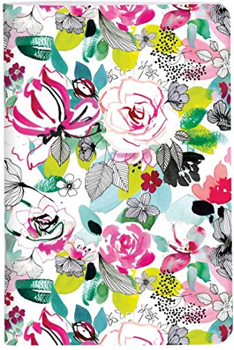 Clairefontaine 115550C Notizheft Blooming, 11 x 17 cm, 48 Blatt liniert, matte Beschichtung, Glanzlack, Motive sortiert, 1 Stück von Clairefontaine