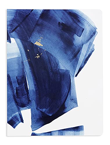 Clairefontaine 115721C – ein verstecktes Spiralbuch Indigo, 120 Seiten, 14,8 x 21 cm, liniert, 90 g, Trennblätter mit 3 Taschen, Umschlag aus laminiertem Karton, Motiv zufällig. von Clairefontaine