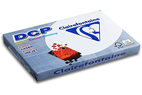 Clairefontaine 1858C Druckerpapier DCP Premium Kopierpapier für farbintensiven Bilderdruck, DIN A3, 29,7 x 42cm, 250g, 1 Ries mit 125 Blatt, Weiß Clairefontaine 1858C Druckerpapier DCP Premium Kopierpapier für farbintensiven Bilderdruck, DIN A3, 29,7 x 42cm, 250g, 1 Ries mit 125 Blatt, Weiß von Clairefontaine