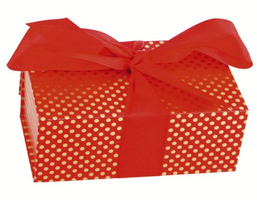 Clairefontaine 212844C - Geschenkbox rückseitig 23x16x9 cm, Rot, 1 Stück von Clairefontaine